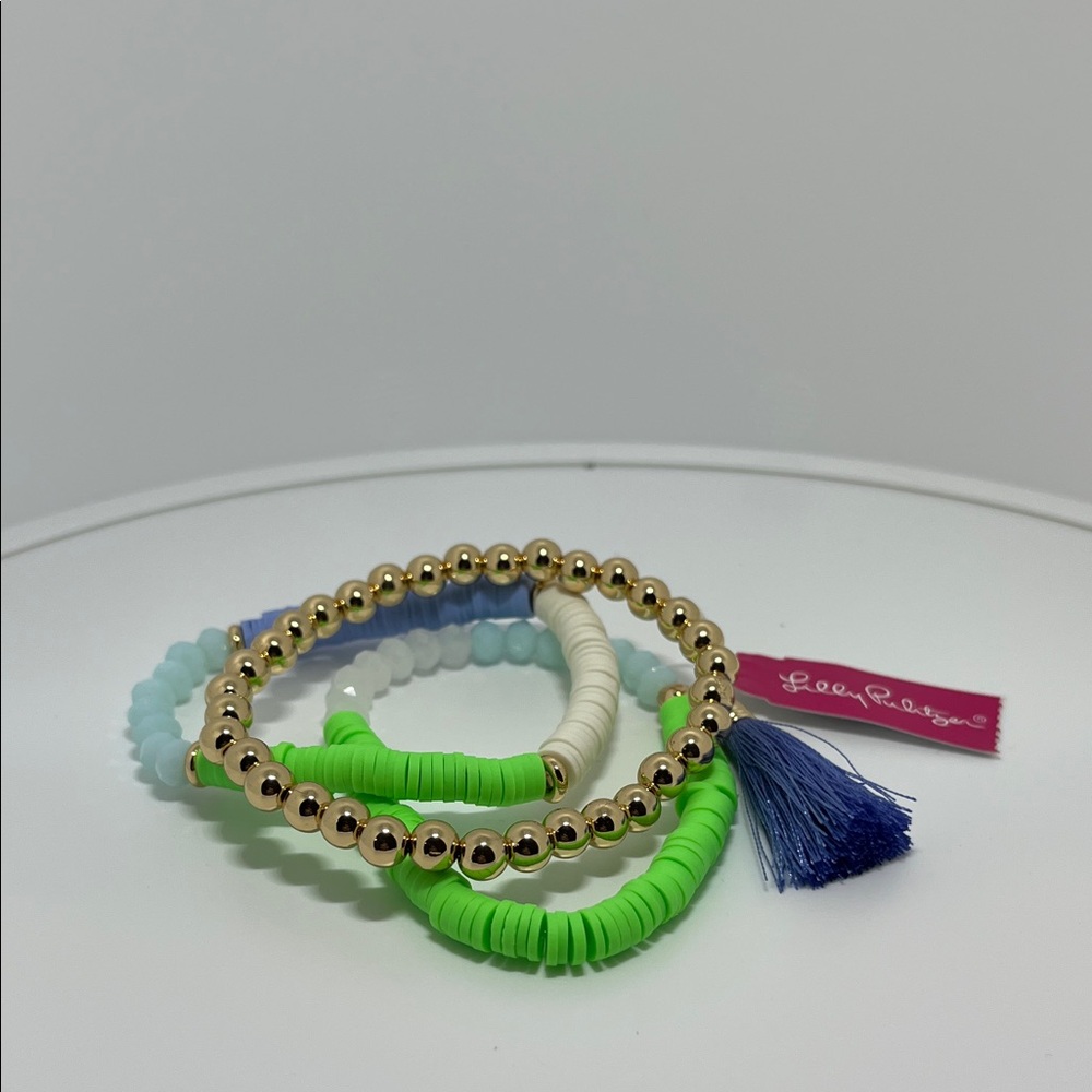 Lilly Pulitzer stackable stretch bracelets